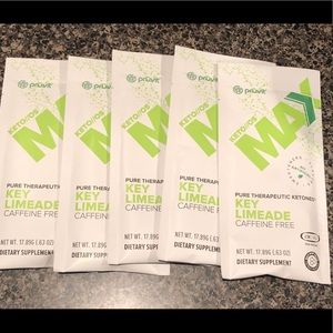 5 pack sample Keto OS Max Keylimeade Caffeine Free